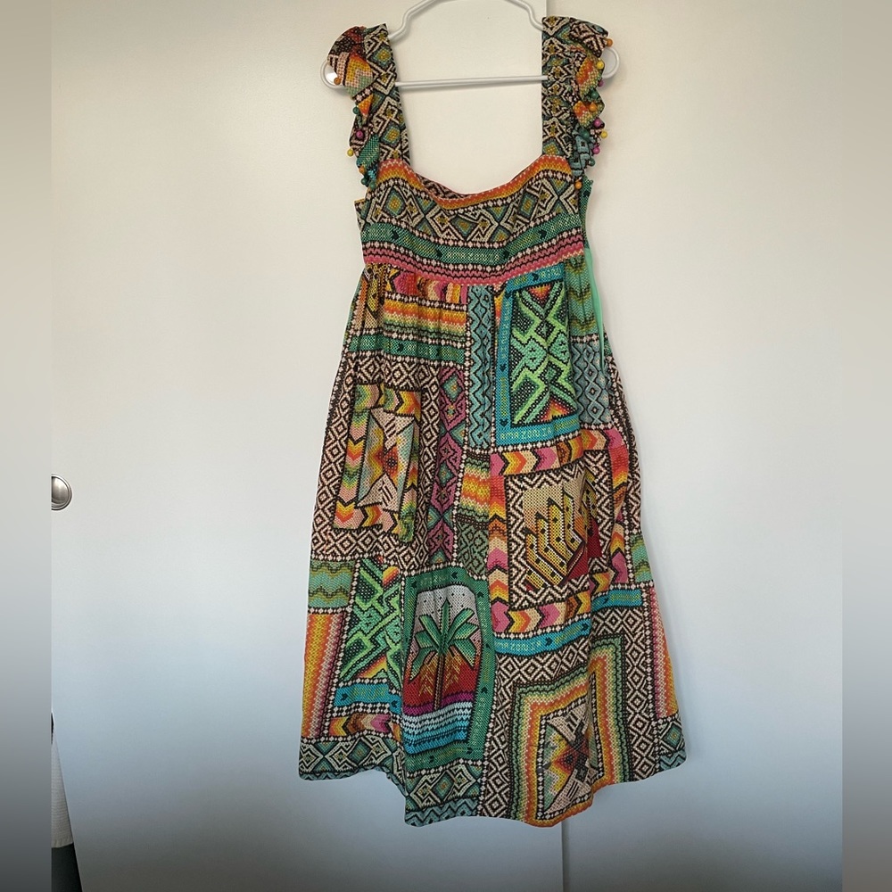 FARM Rio Banana Scarves Midi Dress - Picture 7 of 9